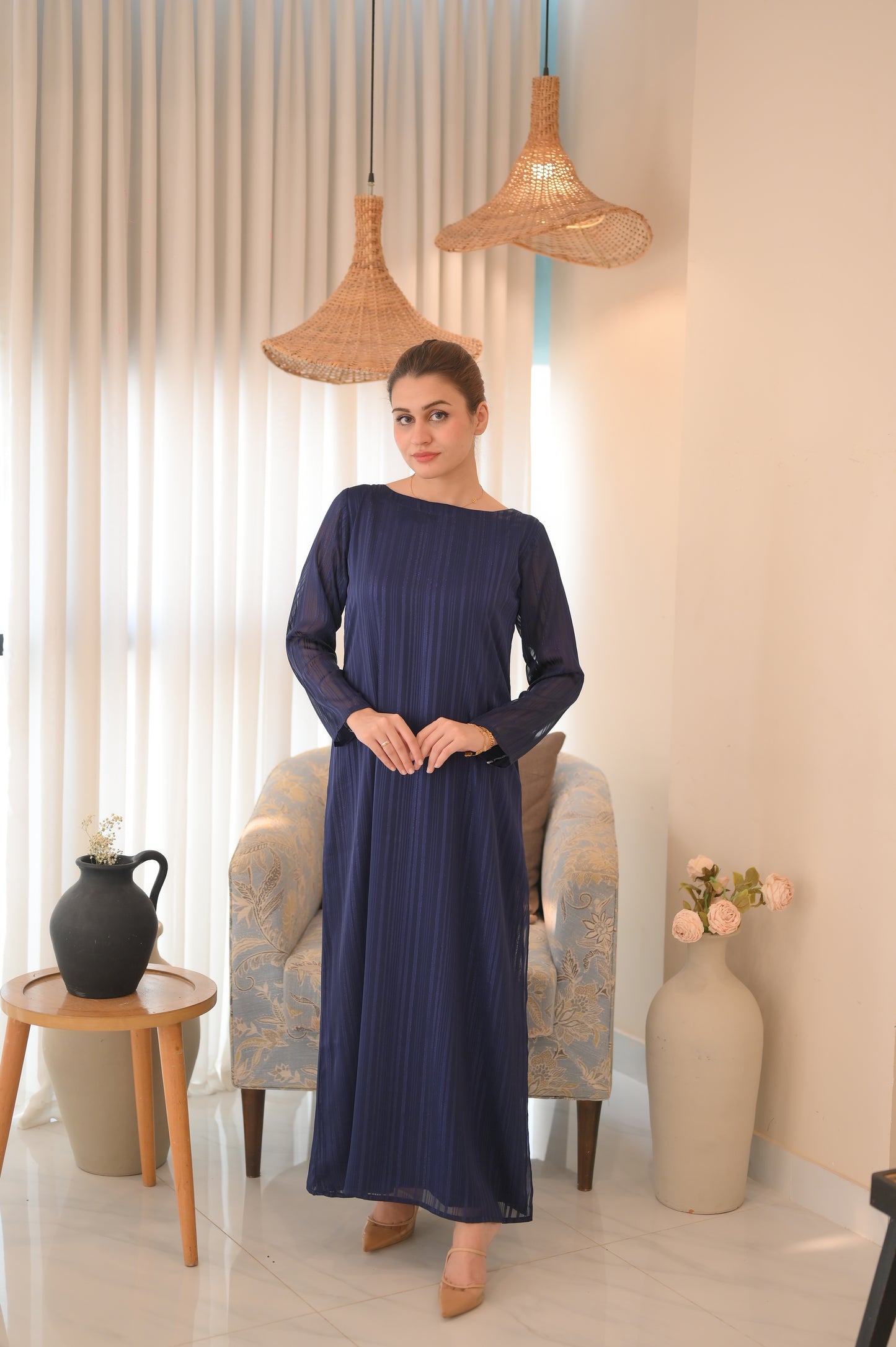 Navy Blush