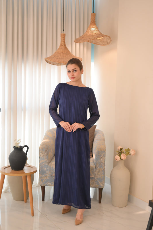 Navy Blush