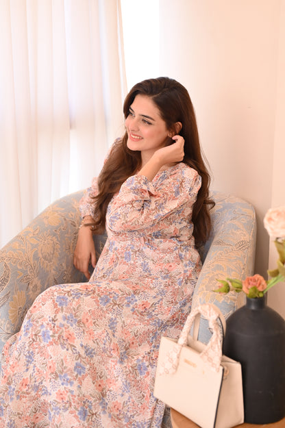 Blooming Melody Dress by Silk and Saffron