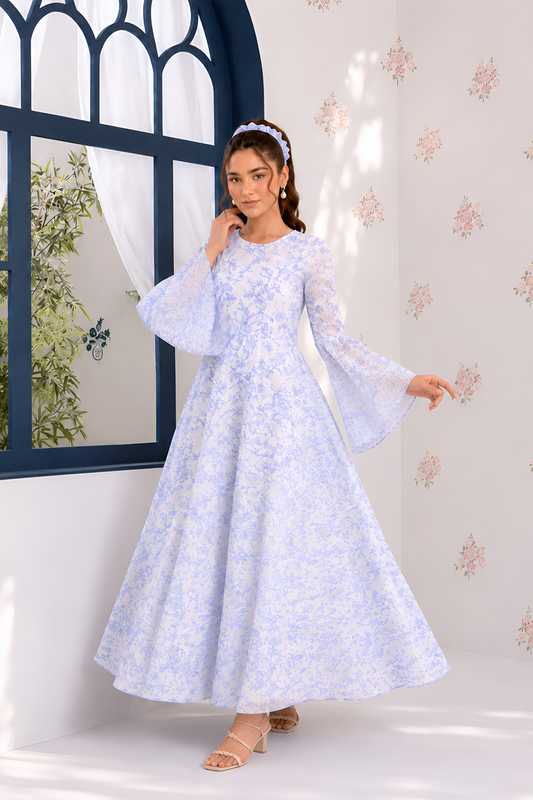 Silk and Saffron Audra Floral Long Dress