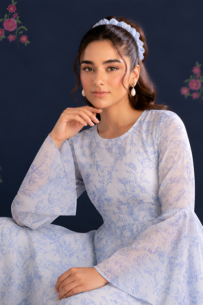 Silk and Saffron Audra Floral Long Dress