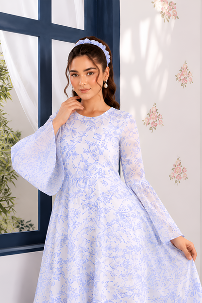 Silk and Saffron Audra Floral Long Dress