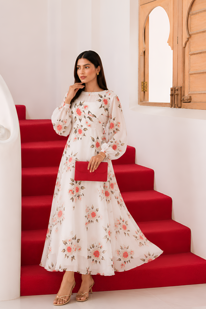 Victoria Long Dress by Silk and Saffron