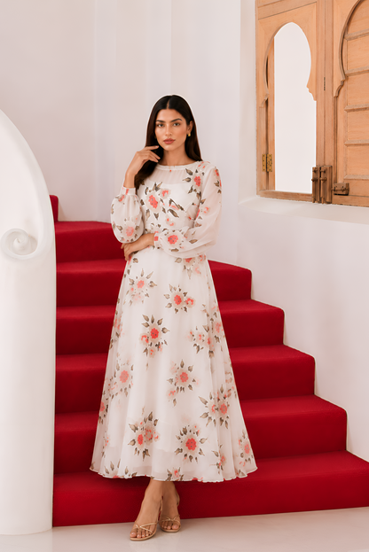 Victoria Long Dress by Silk and Saffron
