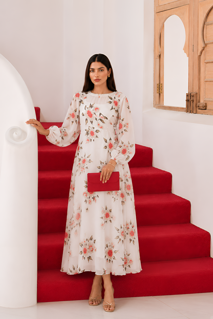 Victoria Long Dress by Silk and Saffron